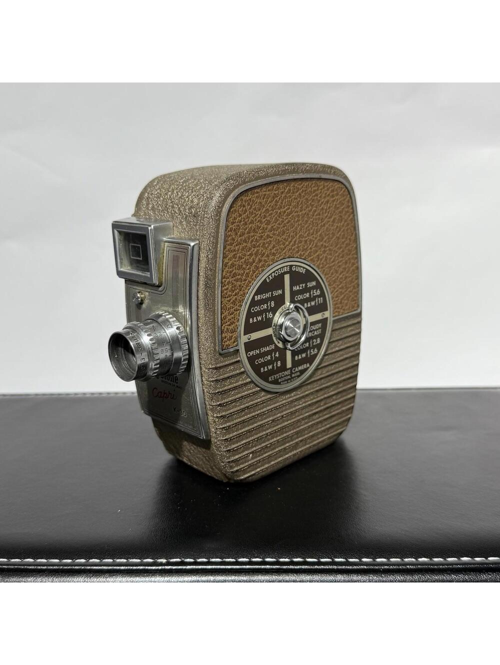 Vintage Keystone Capri K-30 8mm Movie Camera – Untested – As Is - Turns Freely
